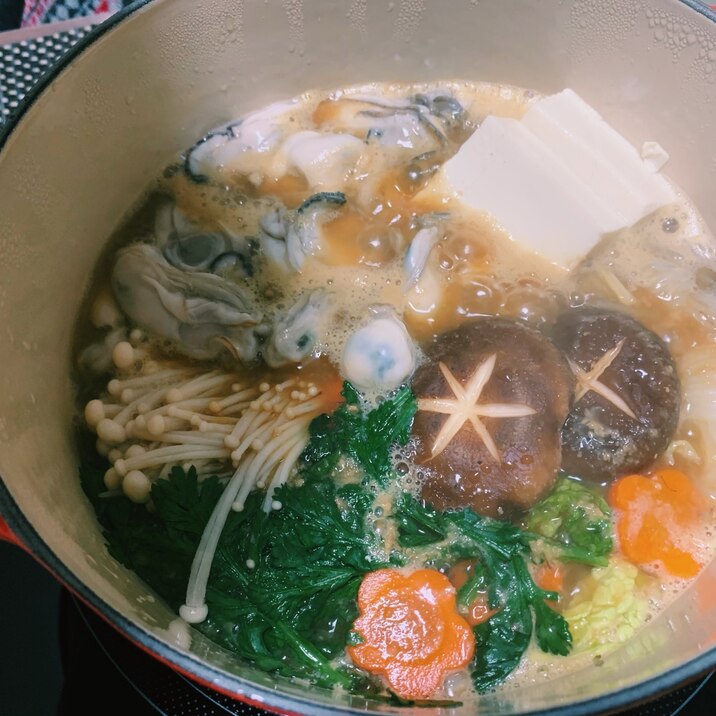 牡蠣鍋☆味噌ベース